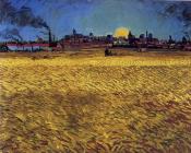 麦田和落日 - 文森特·威廉·梵高